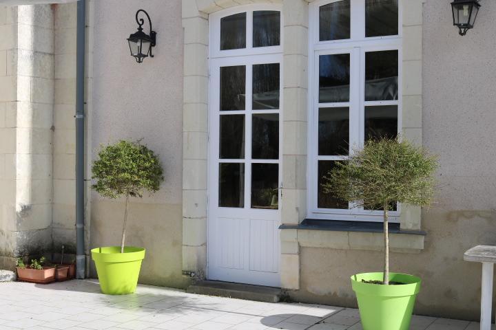 מלון Morannes sur Sarthe-Daumeray Logis Le Port Saint Aubin מראה חיצוני תמונה