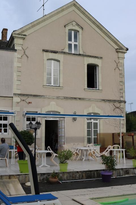מלון Morannes sur Sarthe-Daumeray Logis Le Port Saint Aubin מראה חיצוני תמונה